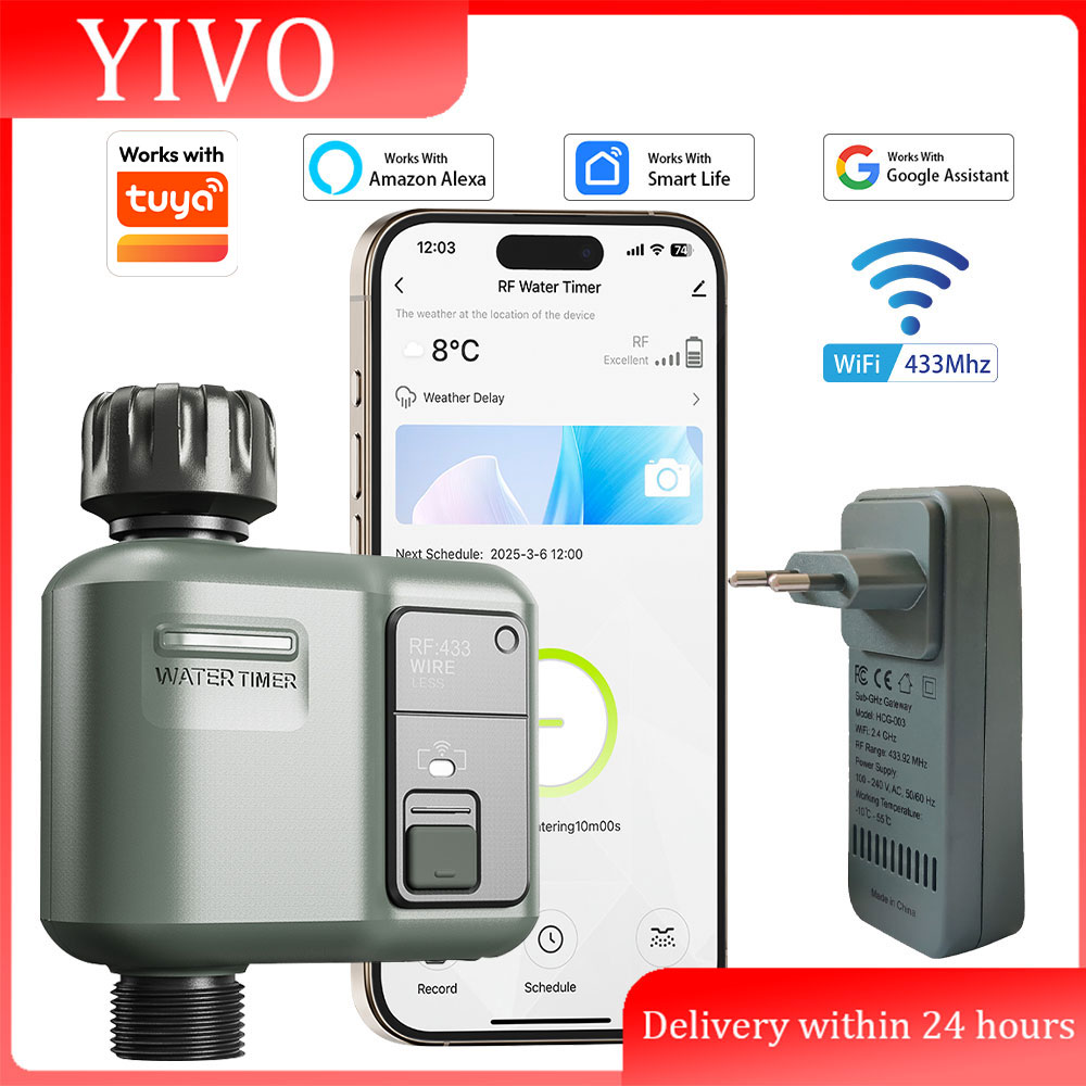 Smart Garden Sprinkler - RF433 Wifi Smart Garden Sprinkler Water