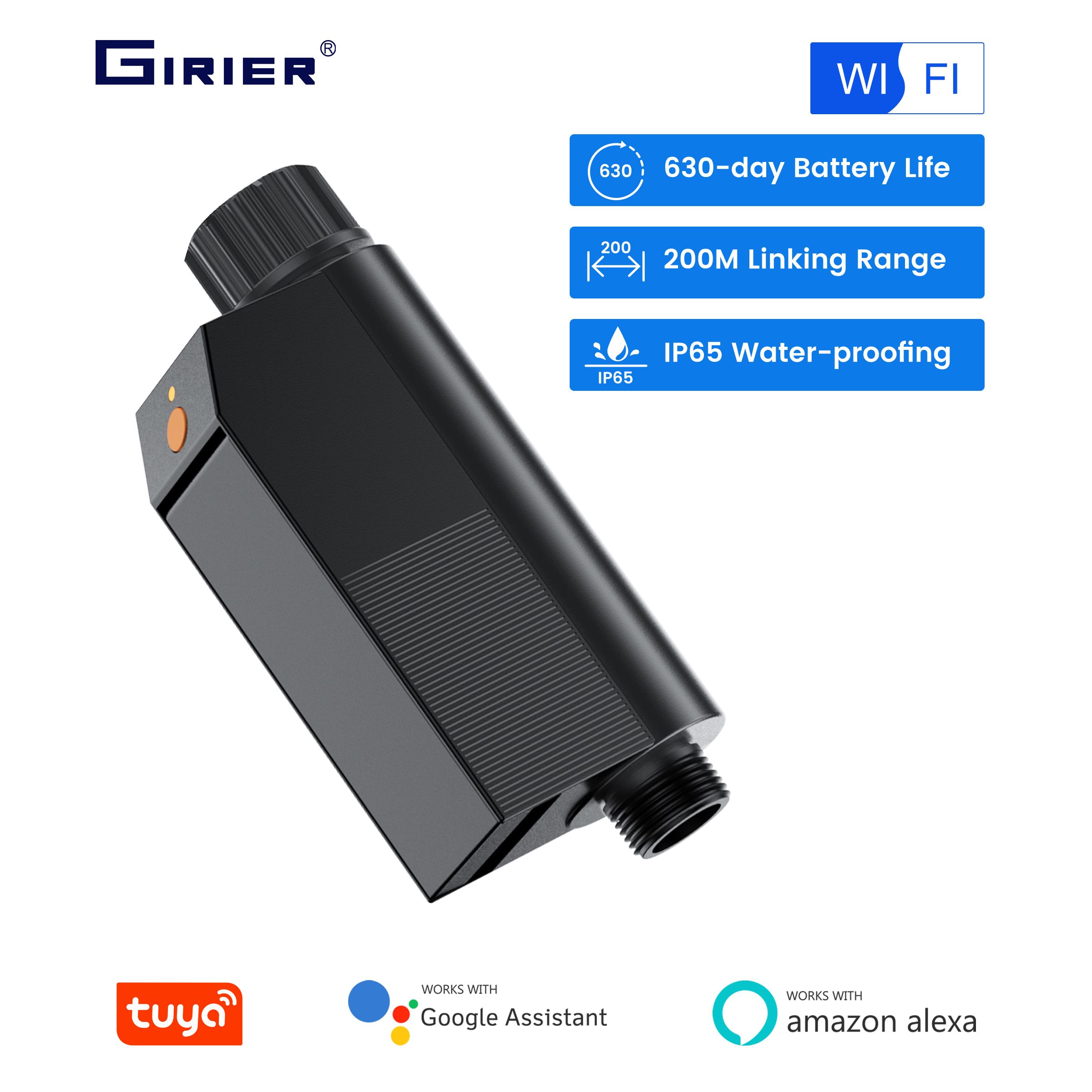 Smart Garden Tap - GIRIER Tuya Smart Water Timer WiFi