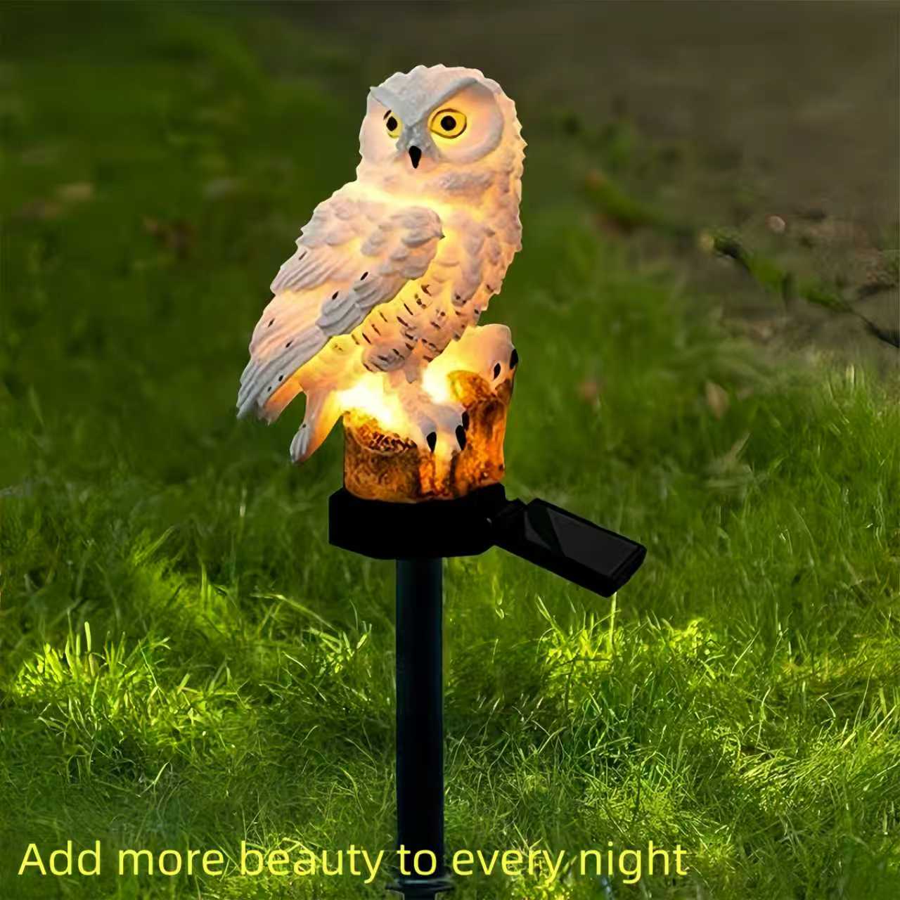 Smart Garden Lamp - Solar Owl Garden Stake Light Outdoor