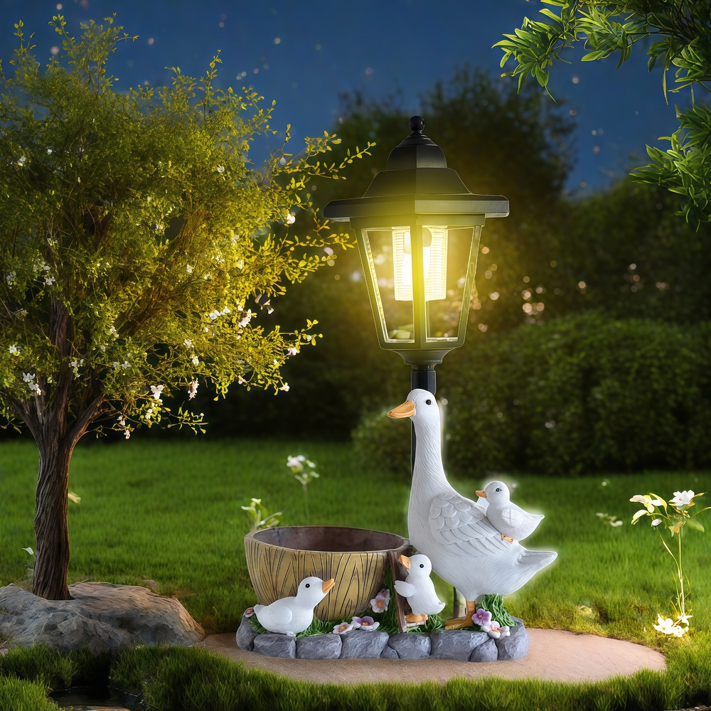 Smart Garden Solar - Solar Duck Night Light Garden Courtyard