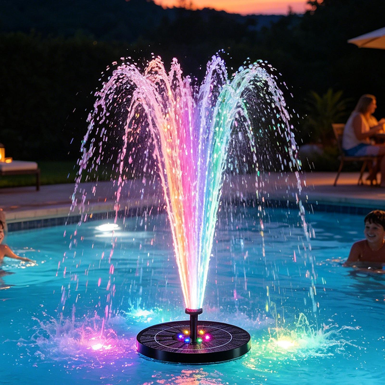 Smart Garden Lamp - Floating Solar Bird Bath Fountain with