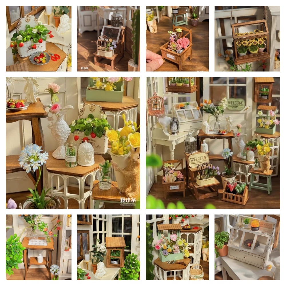 Smart Garden Mini - Doll House Miniature Garden Accessories Vintage