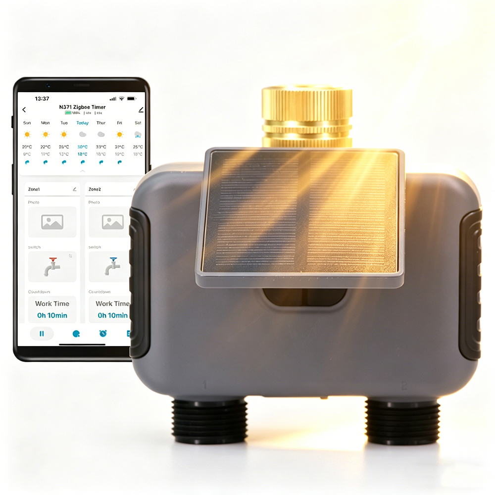 Tuay Smart Solar 2-Zone Wateri - Smart Garden Tap avaliação e preço