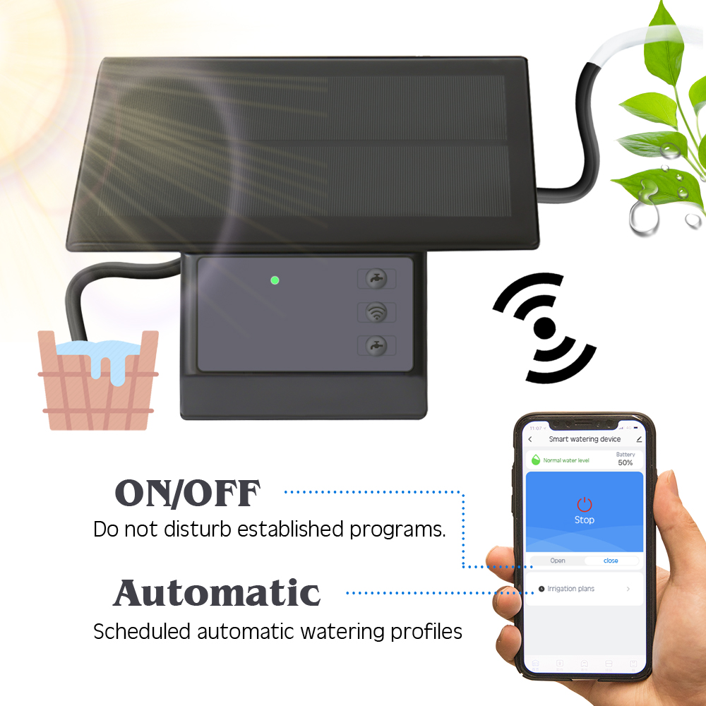 High Quality Tuya Solar Pane W - Smart Garden Iot avaliação e preço