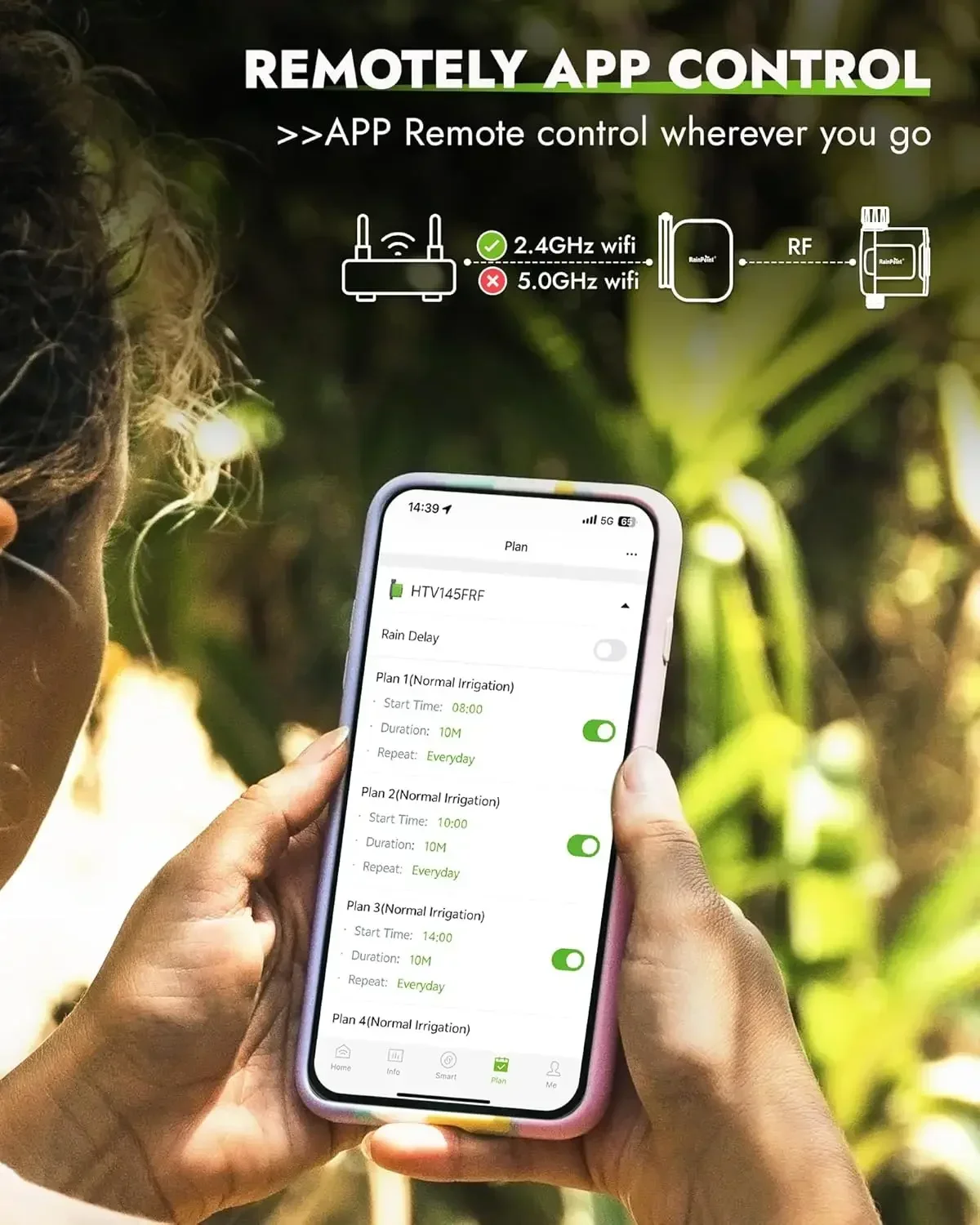 WiFi Water Timer for Garden Ho - Smart Garden Sprinkler avaliação e preço