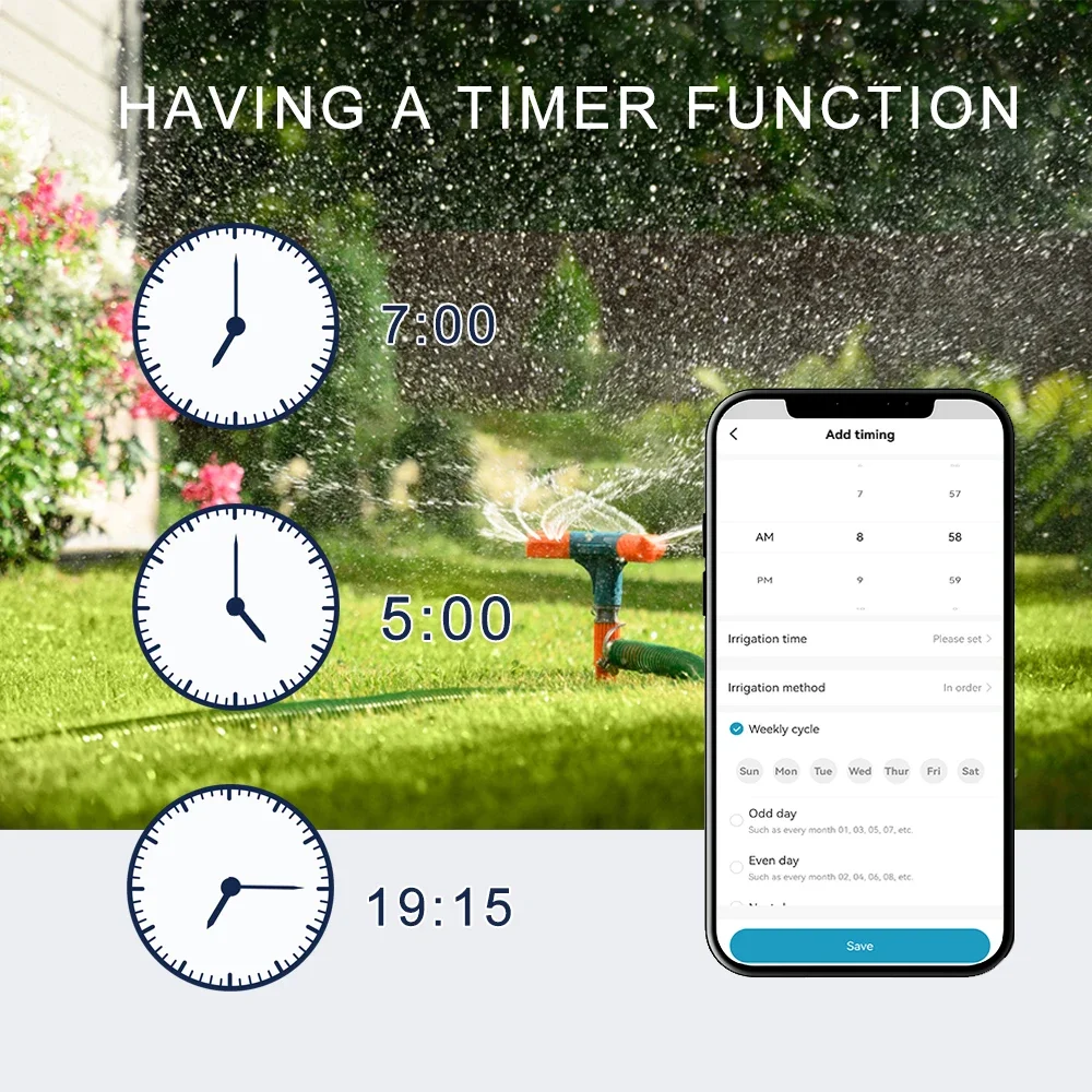 WiFi Tuya Smart Sprinkler Syst - Smart Garden Sphagnum Moss avaliação e preço