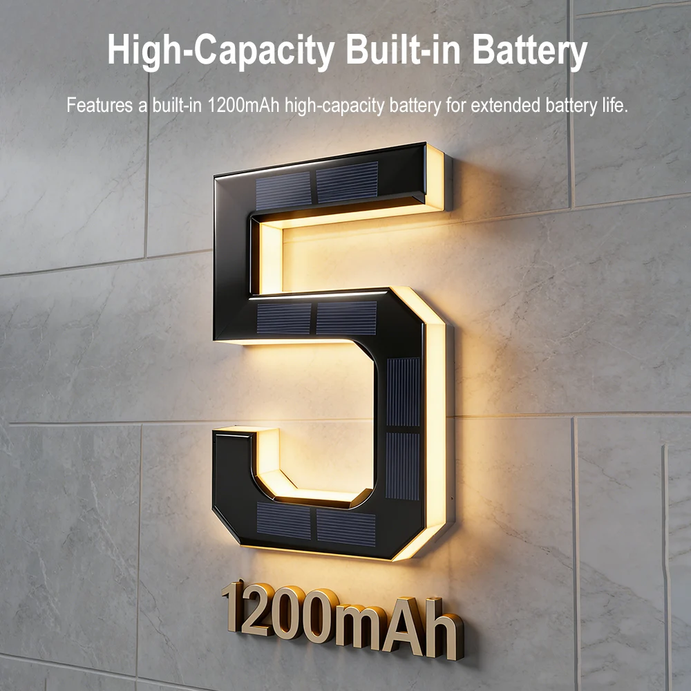 12CM Solar House Number Lights - Smart Garden Solar avaliação e preço