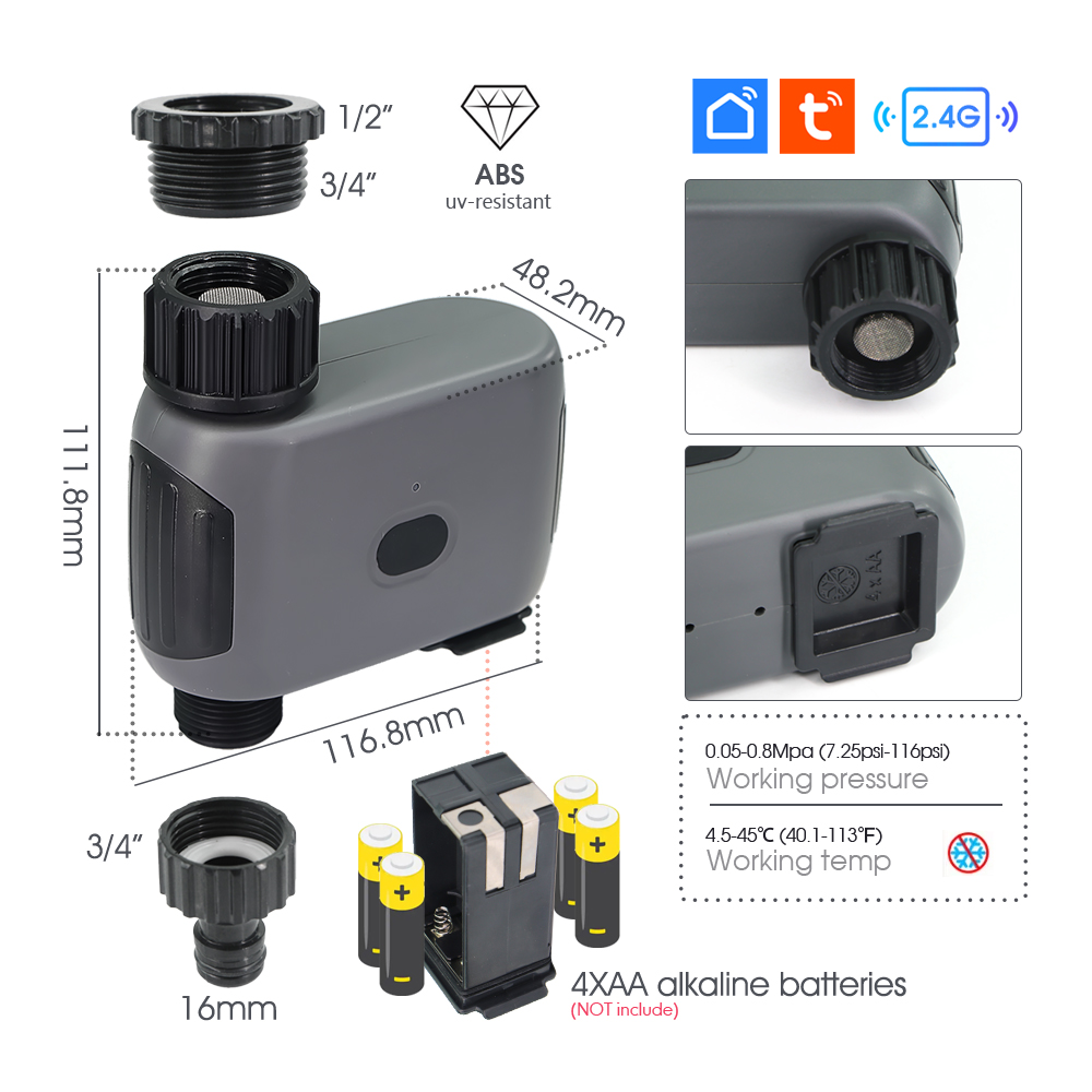 2.4GHz Wifi Timer Misting Cool - Smart Garden Iot avaliação e preço