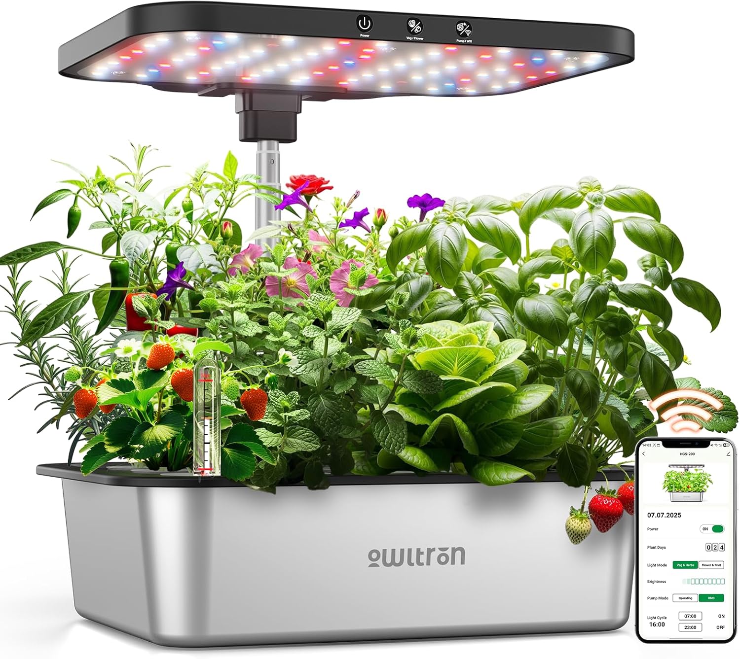 15-Pod Smart Hydroponics Growi - Smart Garden Herb avaliação e preço