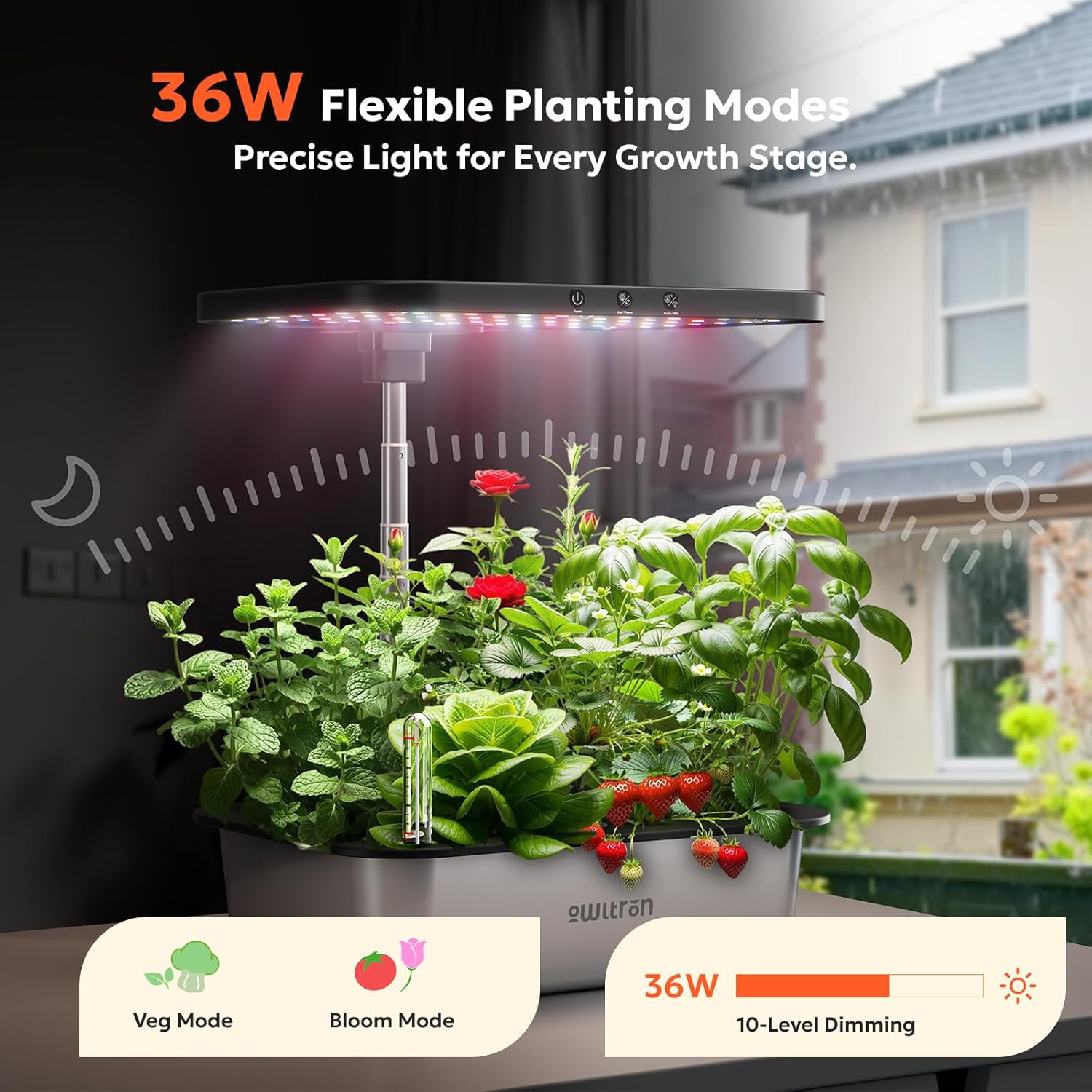15-Pod Smart Hydroponics Growi - Smart Garden Herb avaliação e preço