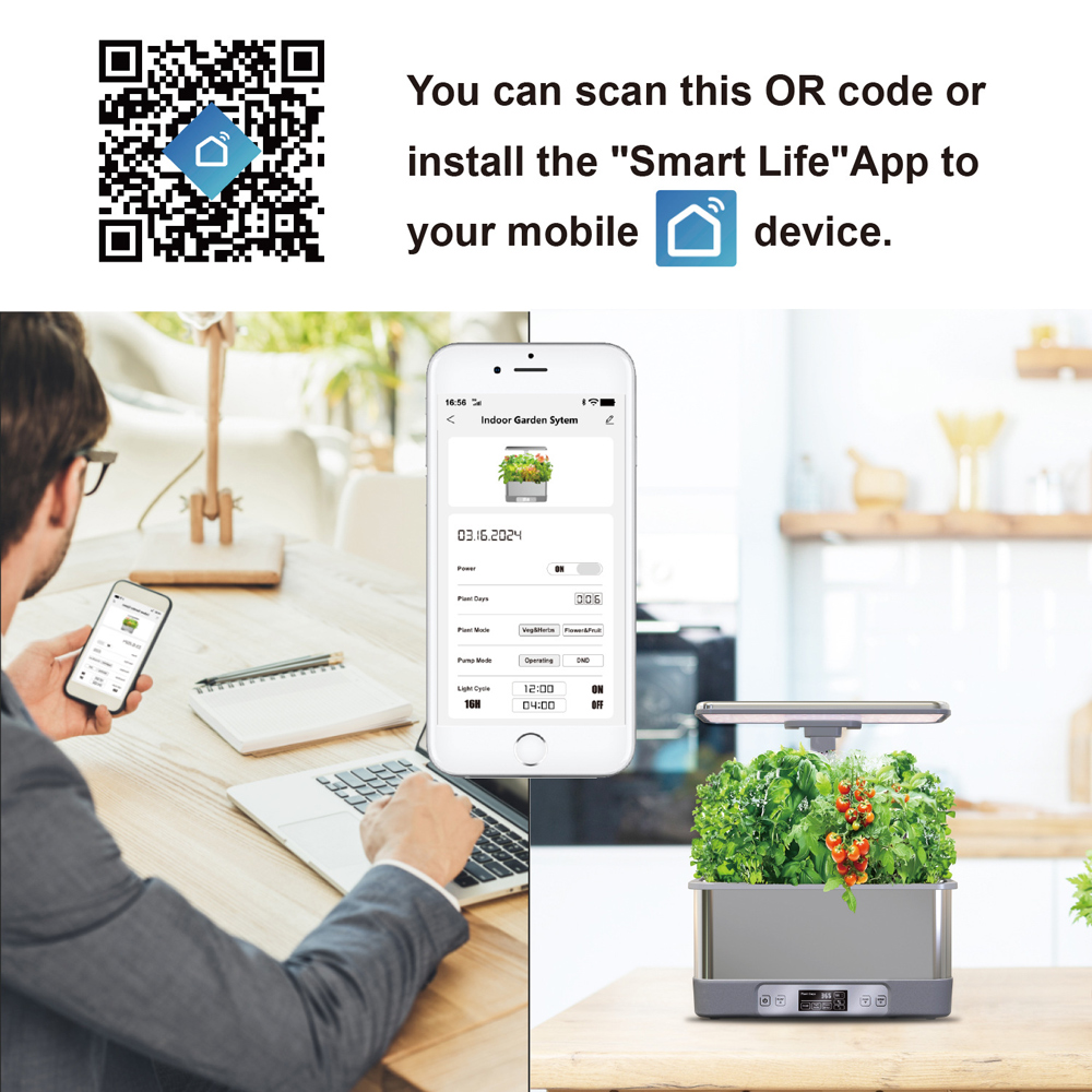 Tuya WiFi Indoor Garden Hydopo - Smart Garden Herb avaliação e preço