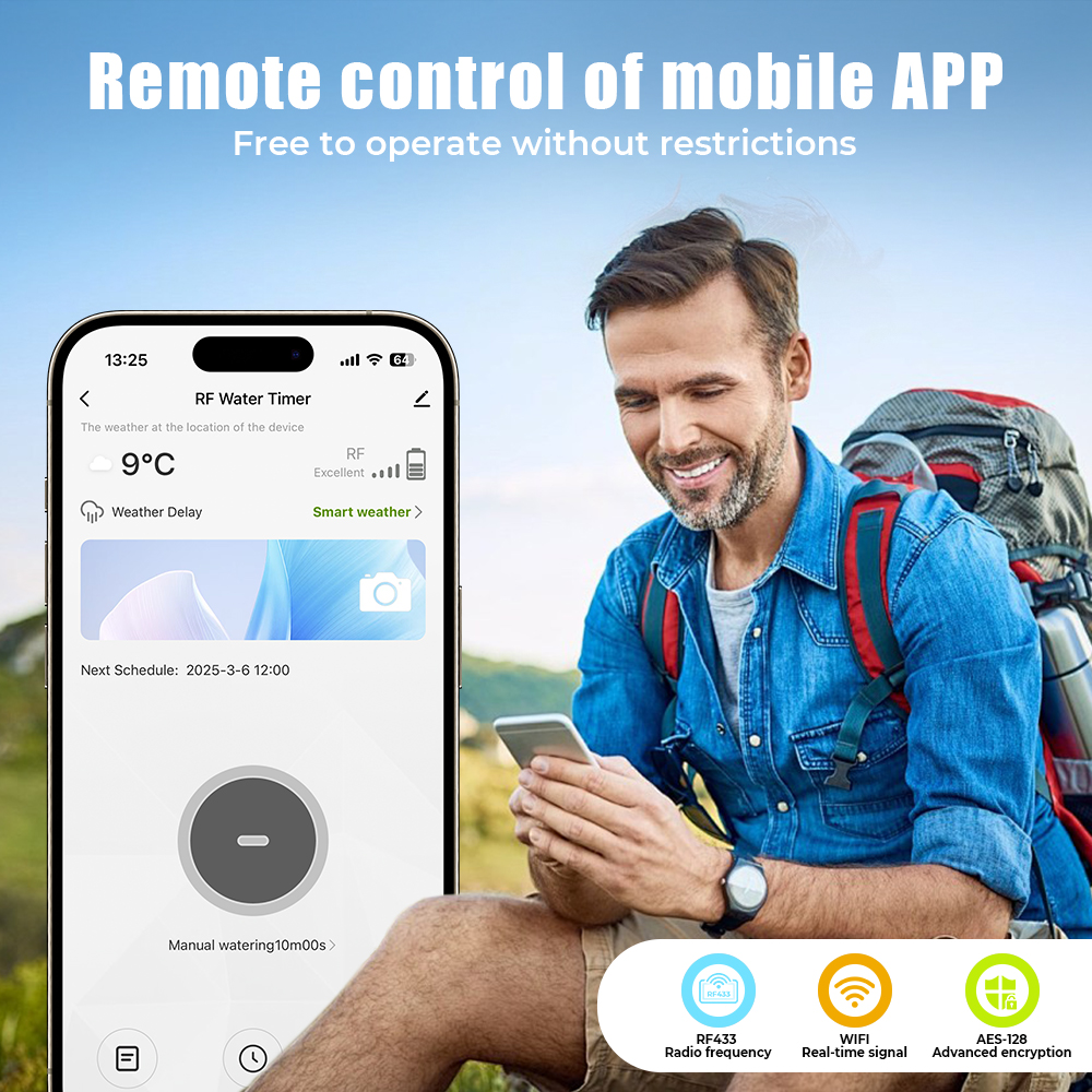 RF433 Wifi Smart Garden Sprink - Smart Garden Sprinkler avaliação e preço