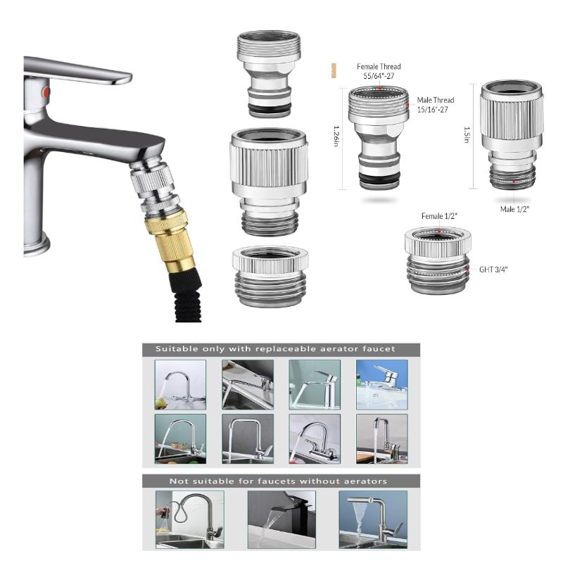 Sink Faucet Quick Connector, F - Smart Garden Tap avaliação e preço