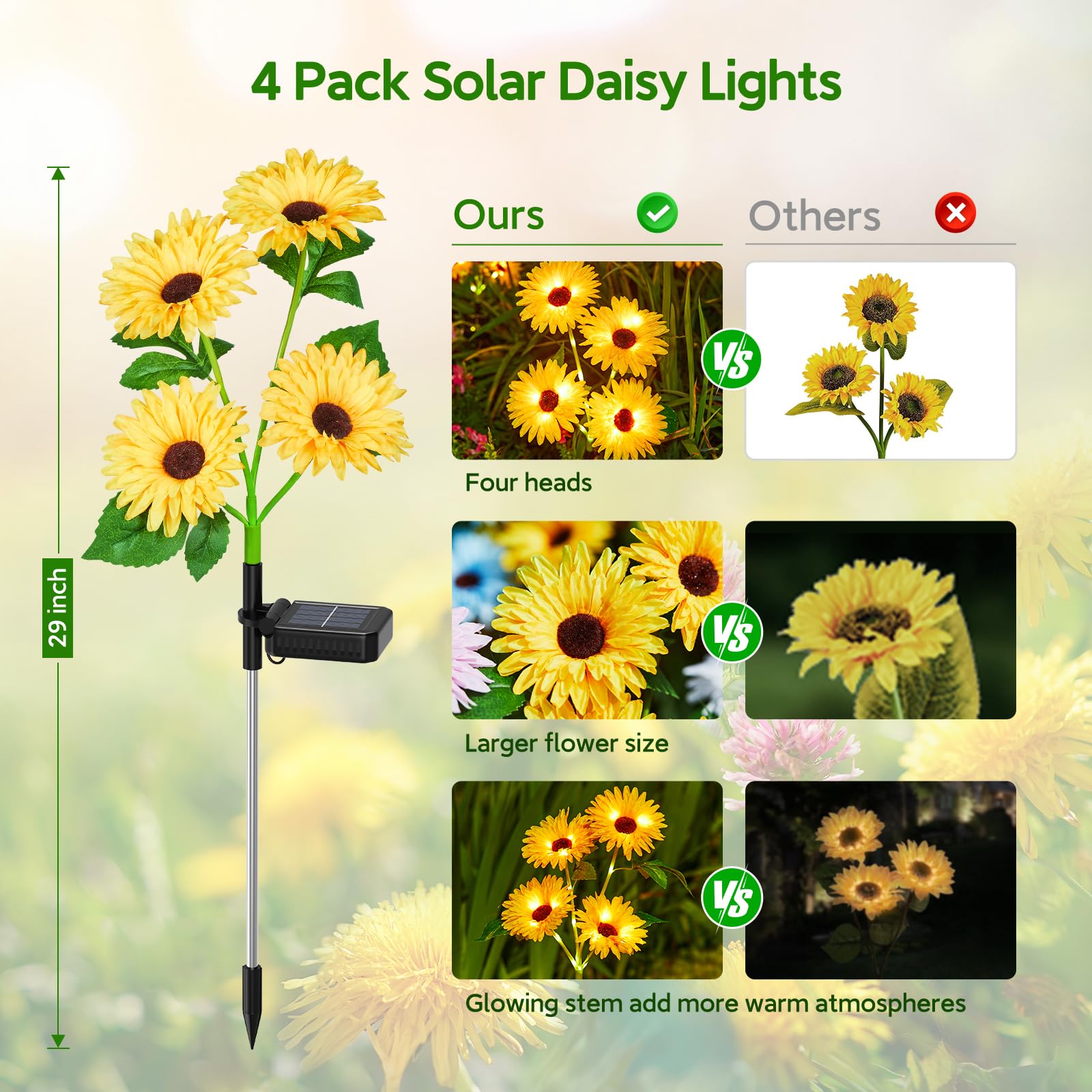 Solar Outdoor Garden Lights, 1 - Smart Garden Lamp avaliação e preço