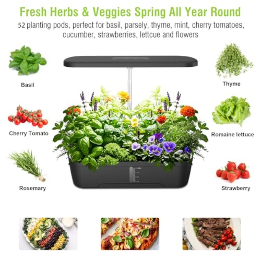52 Pods Hydroponics Growing Sy - Smart Garden Herb avaliação e preço
