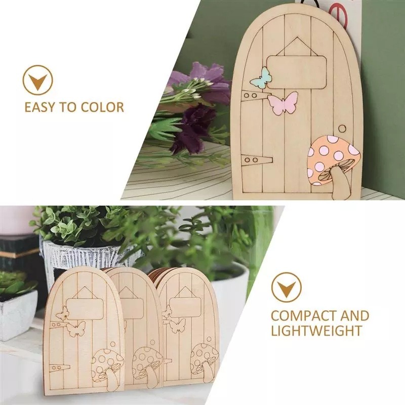 10pcs Fairy Door Miniature Woo - Smart Garden Mini avaliação e preço
