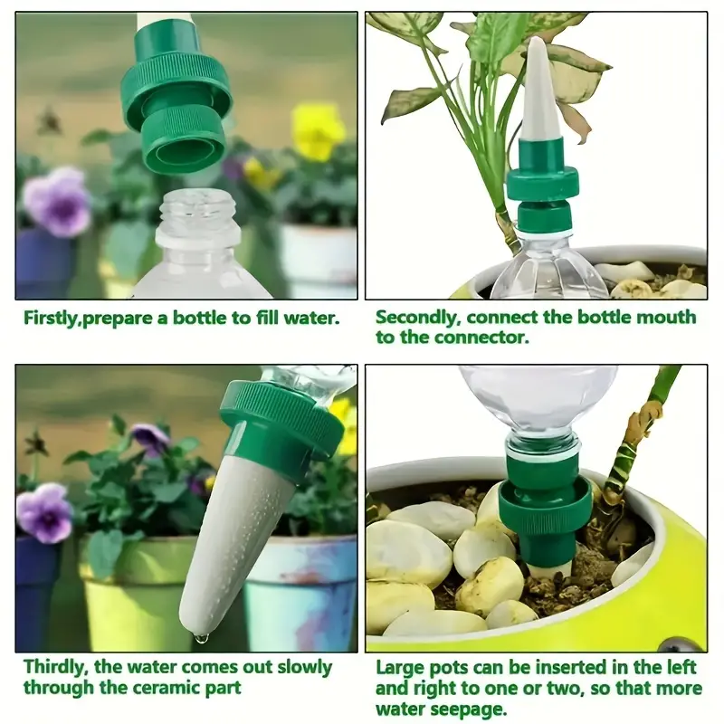 4PC Automatic Plant Drip Irrig - Smart Garden Sprinkler avaliação e preço