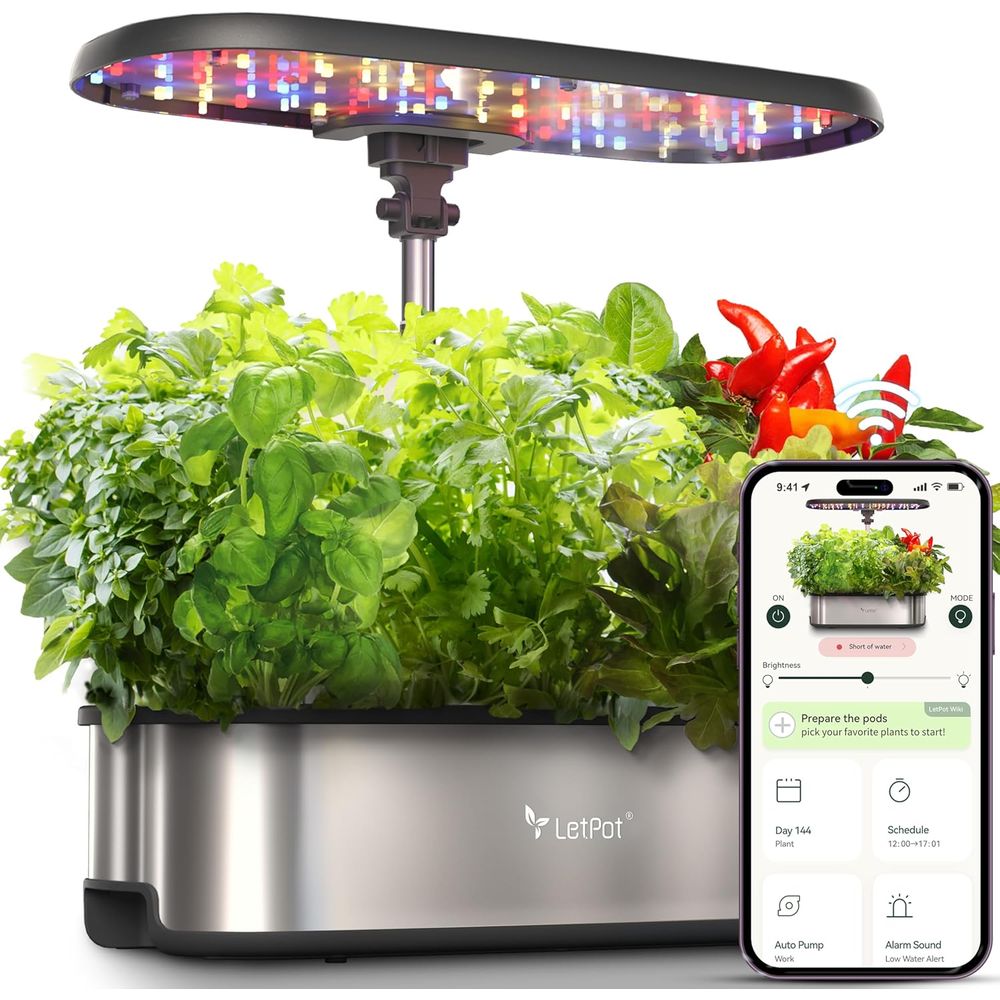 12-Pod Hydroponic Herb Garden  - Smart Garden Herb avaliação e preço