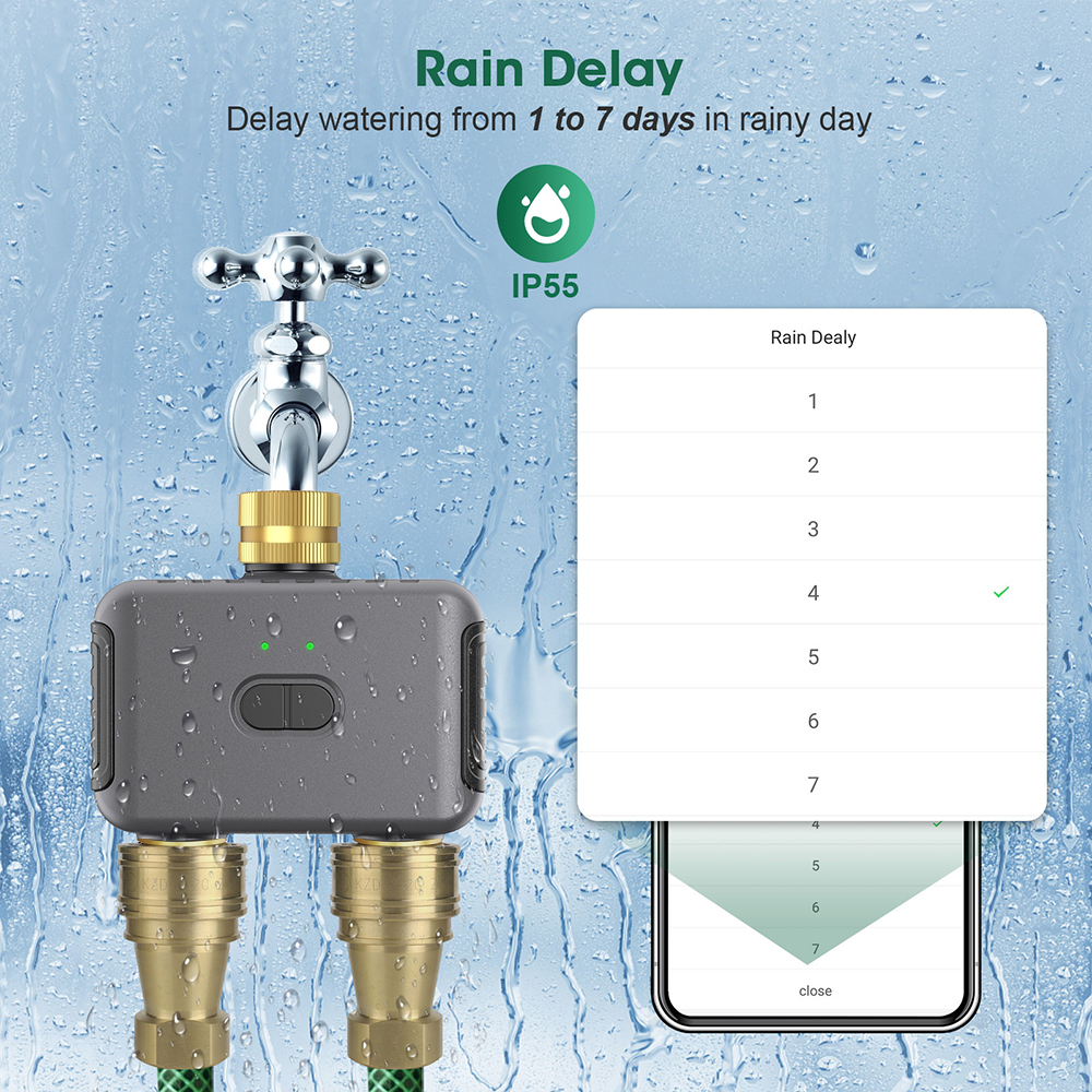 2-Outlet Tuya Smart Automatic  - Smart Garden Iot avaliação e preço