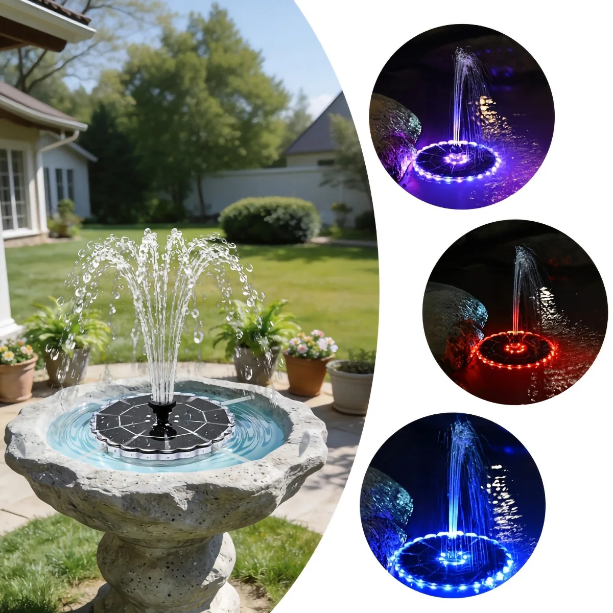 3.5W Outdoor Solar Fountain fo - Smart Garden Solar avaliação e preço