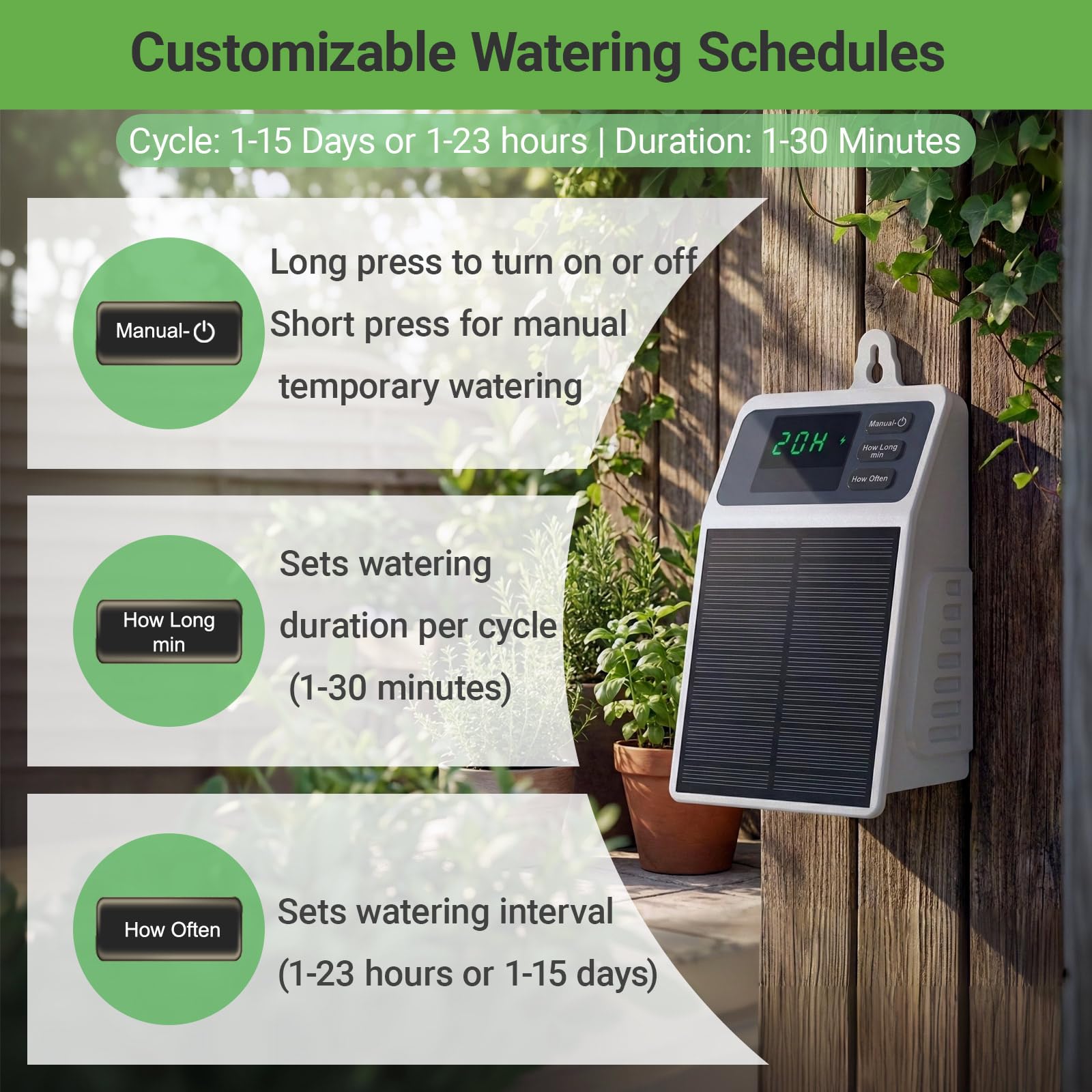 Upgraded Solar Drip Irrigation - Smart Garden Sprinkler avaliação e preço