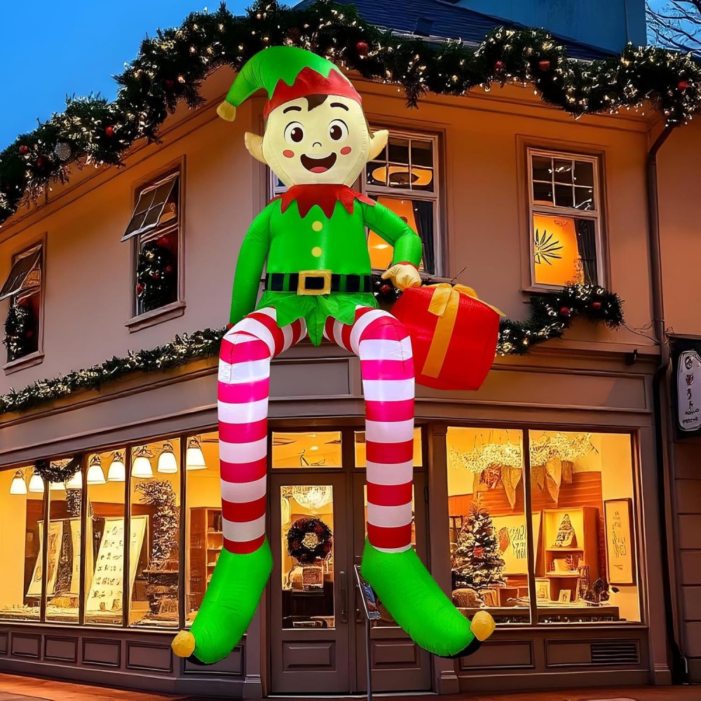 8FT Christmas Inflatables Sitt - Smart Garden Lamp avaliação e preço
