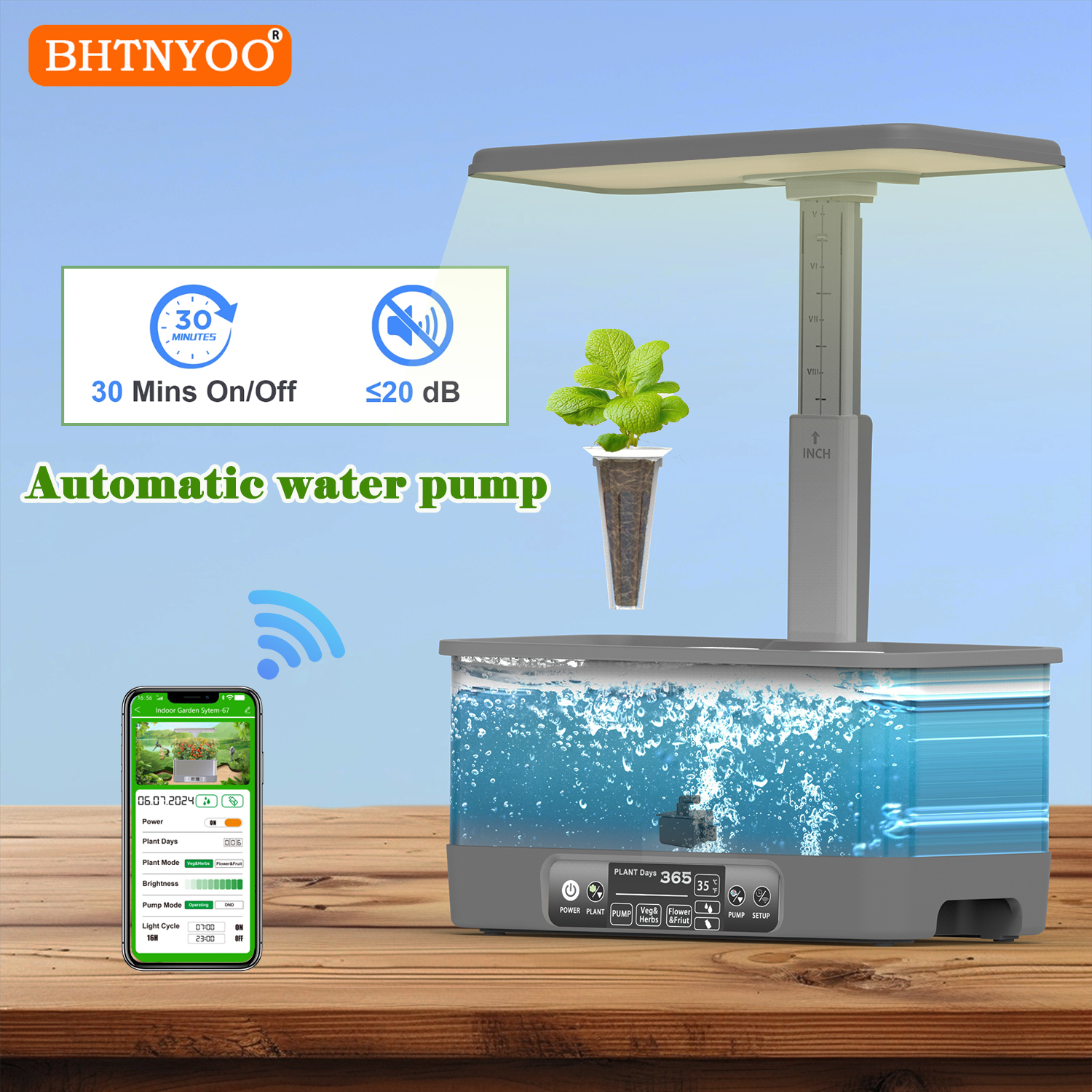 Hydroponics Growing System Kit - Smart Garden Herb avaliação e preço