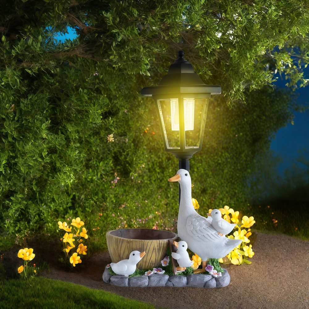 Solar Duck Night Light Garden  - Smart Garden Solar avaliação e preço