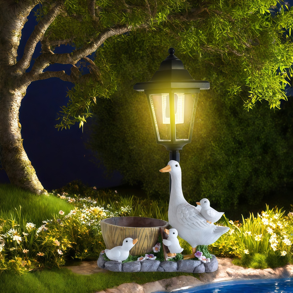 Solar Duck Night Light Garden  - Smart Garden Solar avaliação e preço