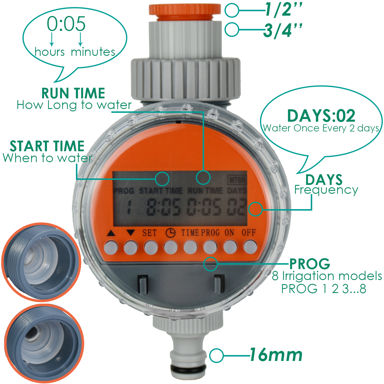 KESLA Garden Ball Valve Water  - Smart Garden Tap avaliação e preço
