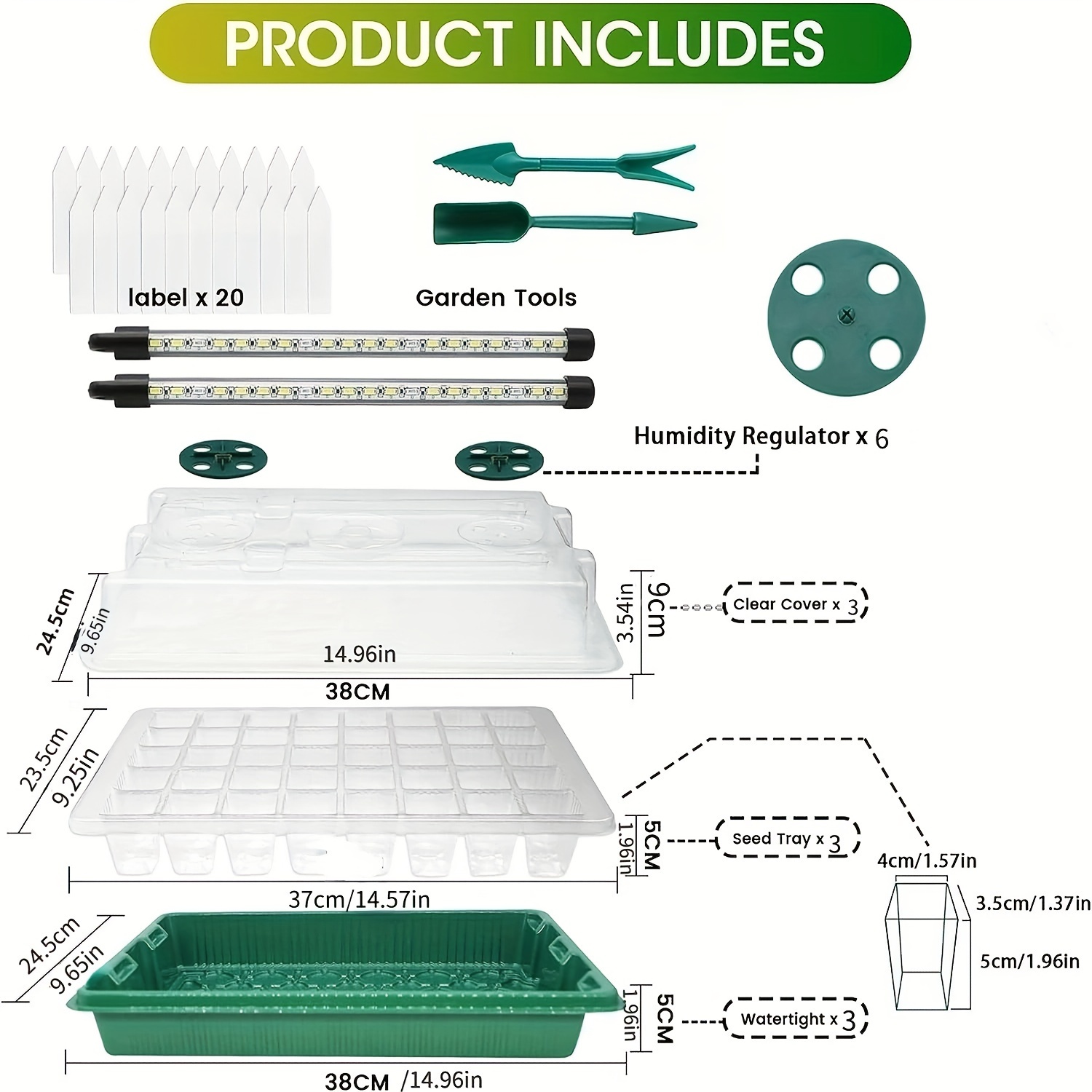 Seed Starter Trays With High D - Smart Garden Lamp avaliação e preço