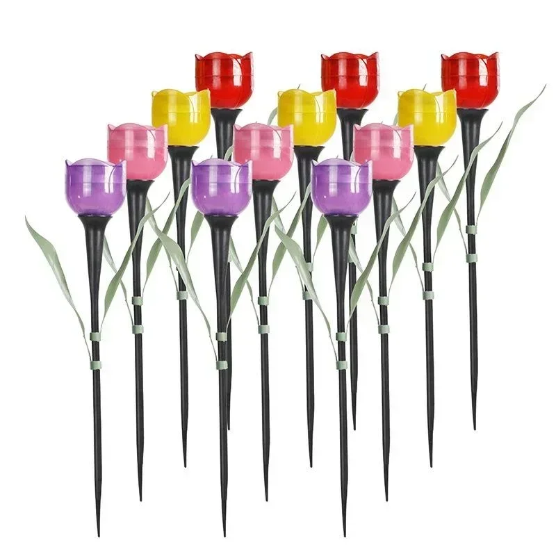 1Pcs Garden Tulip Flower Shape - Smart Garden Lamp avaliação e preço