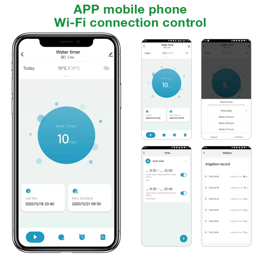 WiFi Smart Water Timer Single  - Smart Garden Sphagnum Moss avaliação e preço