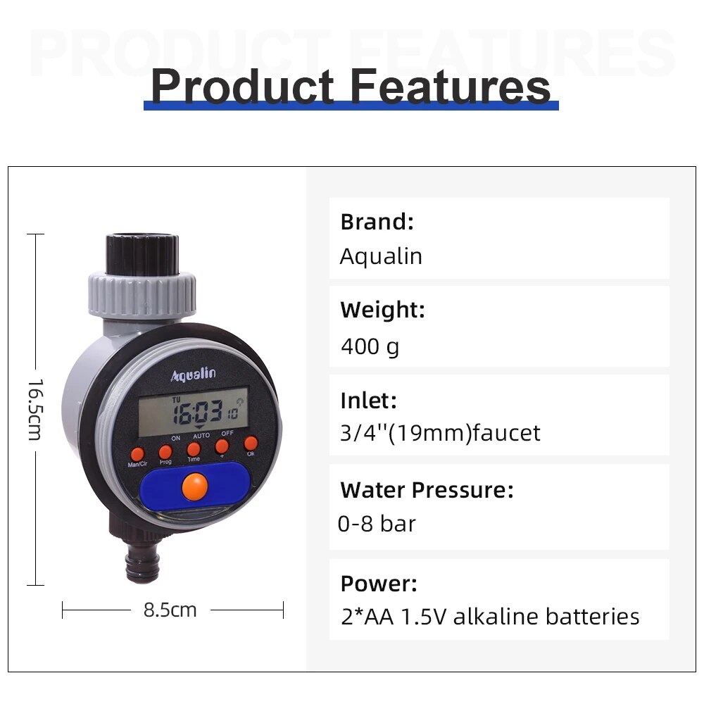 Automatic LCD Display Watering - Smart Garden Tap avaliação e preço