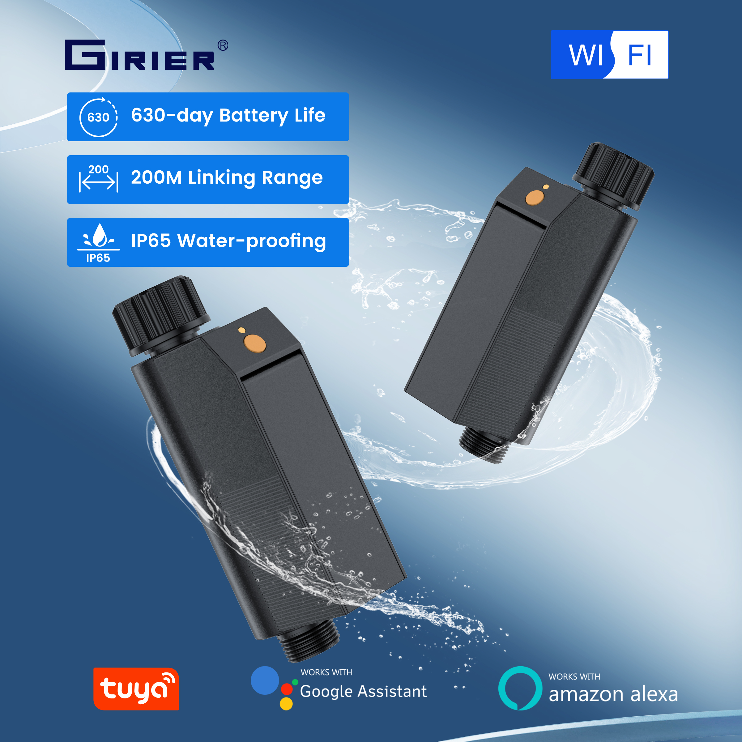 GIRIER Tuya WiFi Water Timer N - Smart Garden Sphagnum Moss avaliação e preço