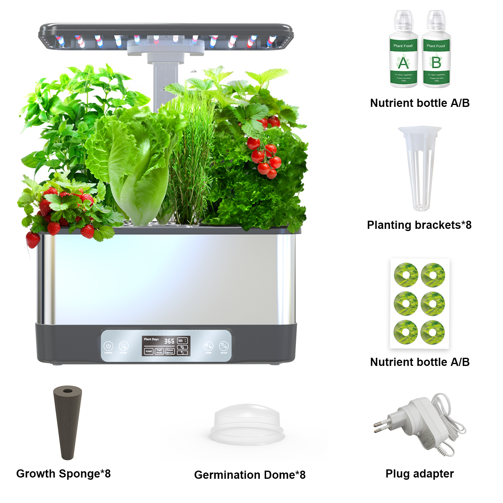 Smart Hydroponic System with L - Smart Garden Herb avaliação e preço