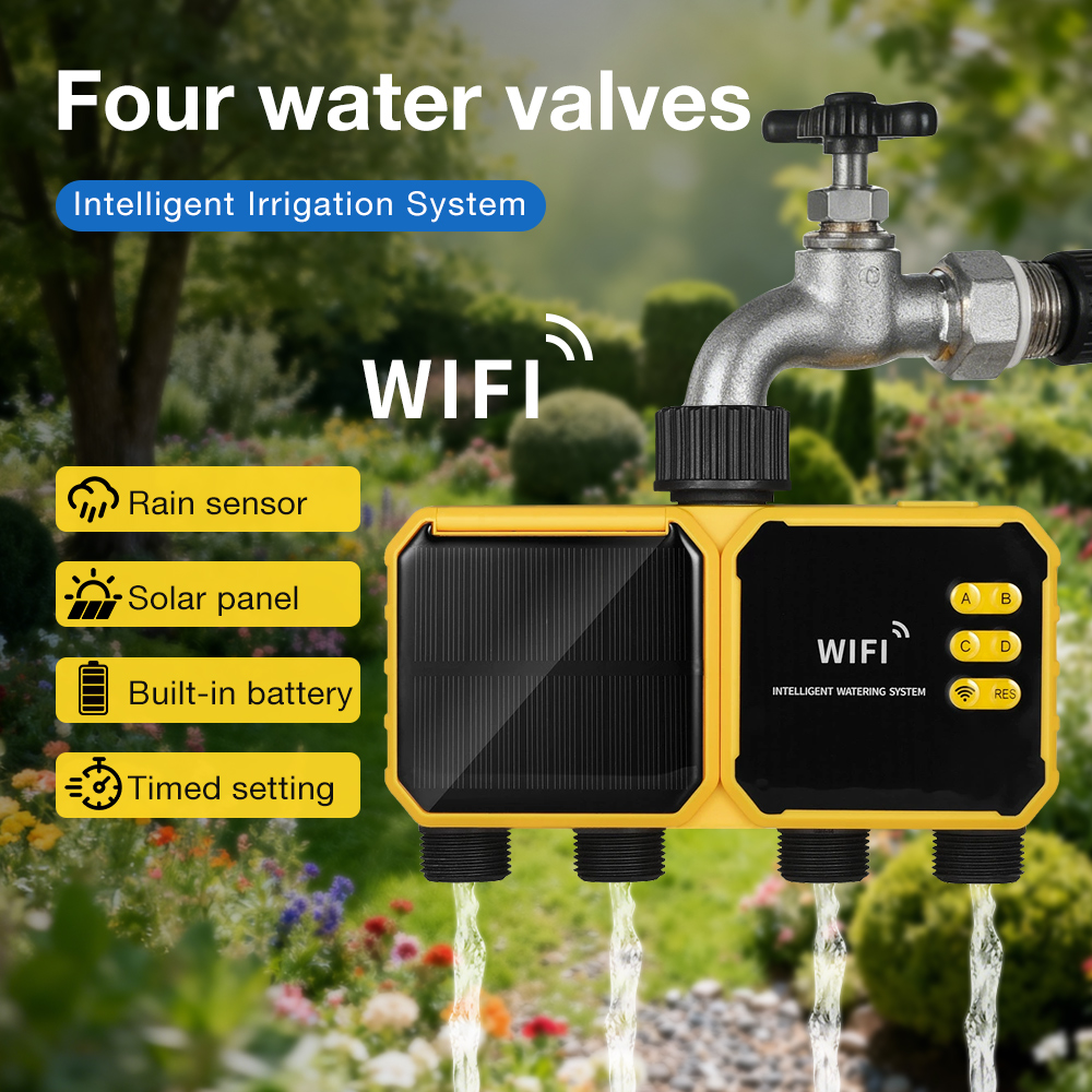 WiFi Solar Irrigation Timer 1/ - Smart Garden Iot avaliação e preço
