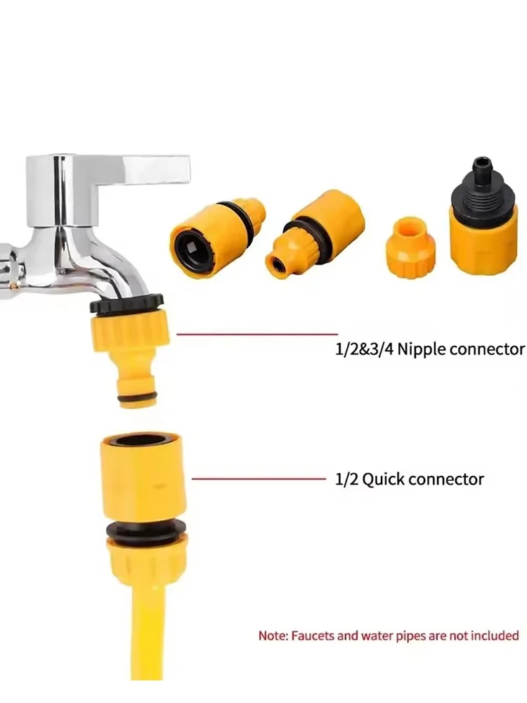 6pcs Quick Connect Hose Faucet - Smart Garden Tap avaliação e preço