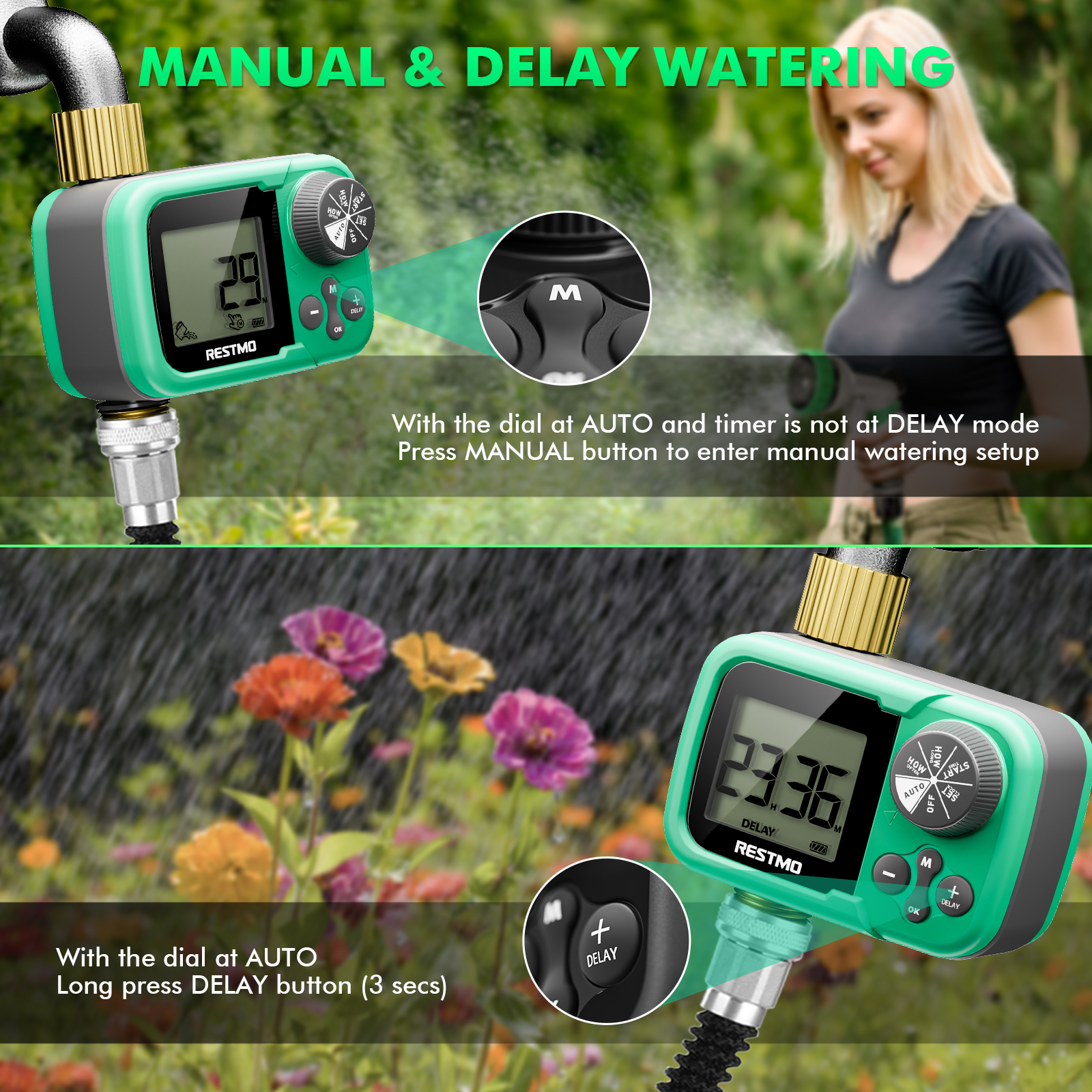 Smart Water Timer Zero Low Pre - Smart Garden Iot avaliação e preço