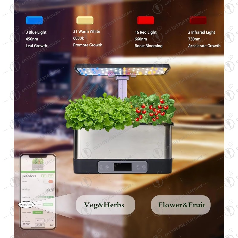 1PC Smart Hydroponic Growing S - Smart Garden Herb avaliação e preço