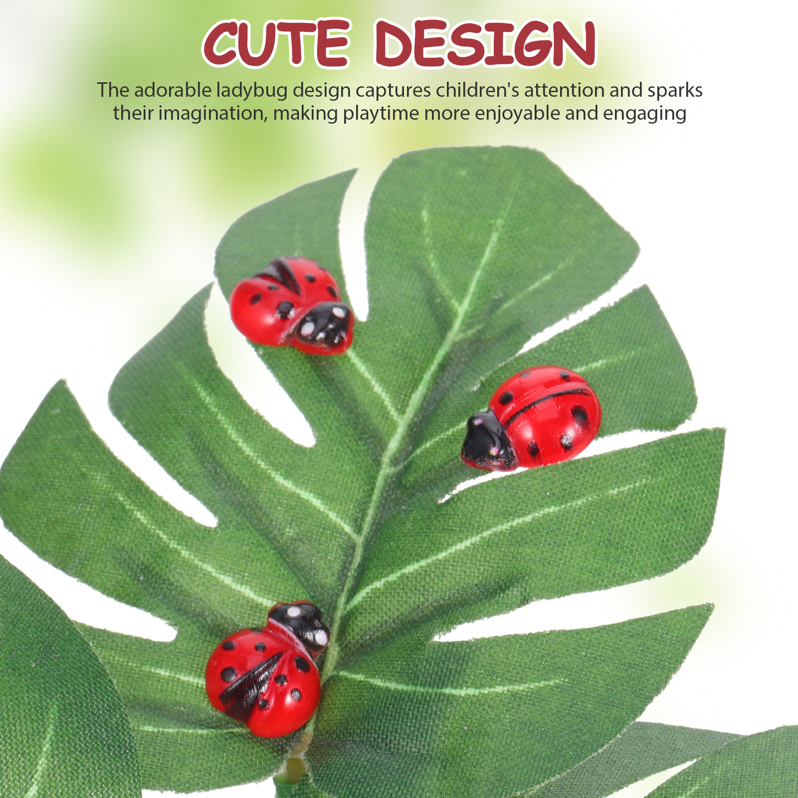 100Pcs Mini Ladybug Resin Smal - Smart Garden Mini avaliação e preço