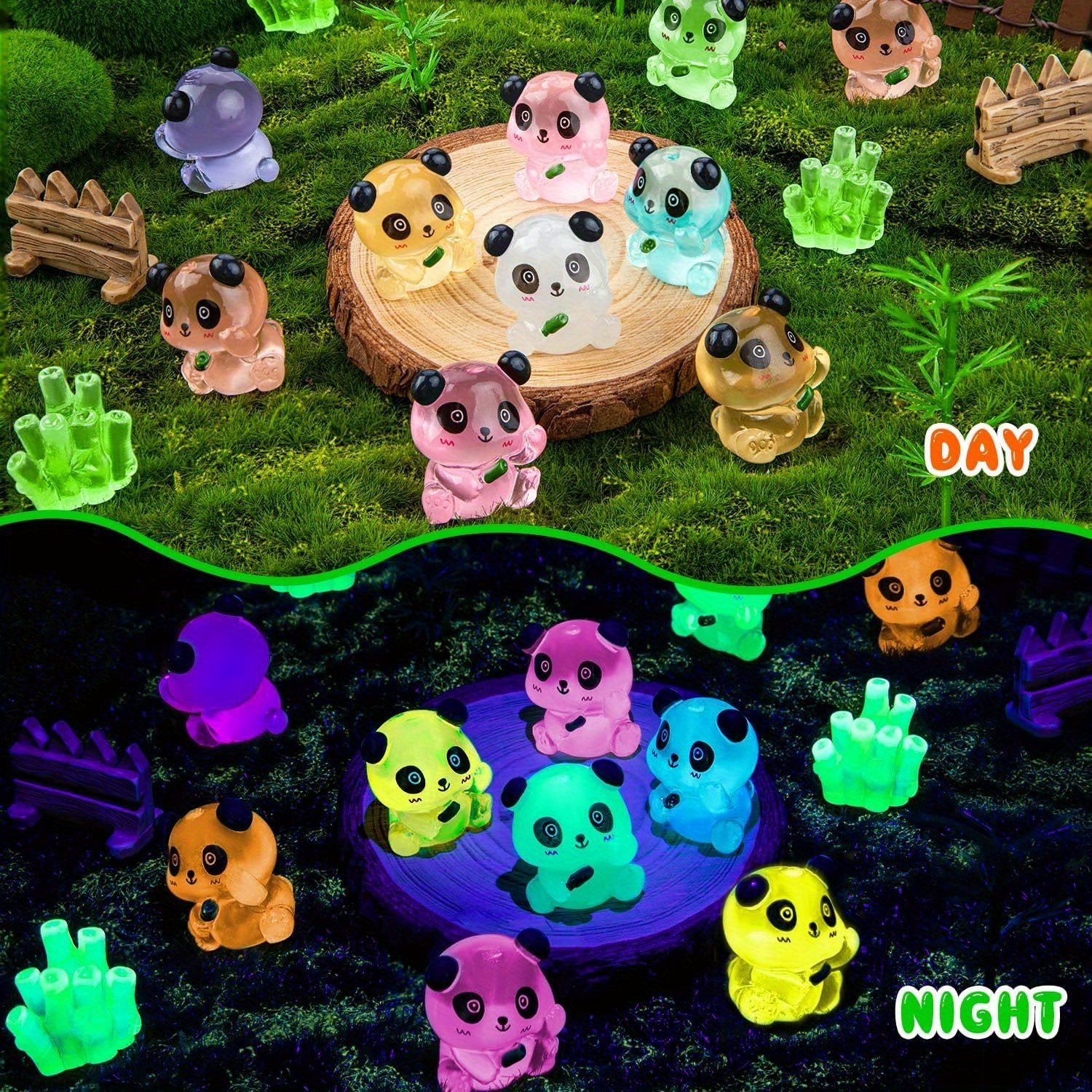 7 Miniature Glowing Resin Pand - Smart Garden Mini avaliação e preço