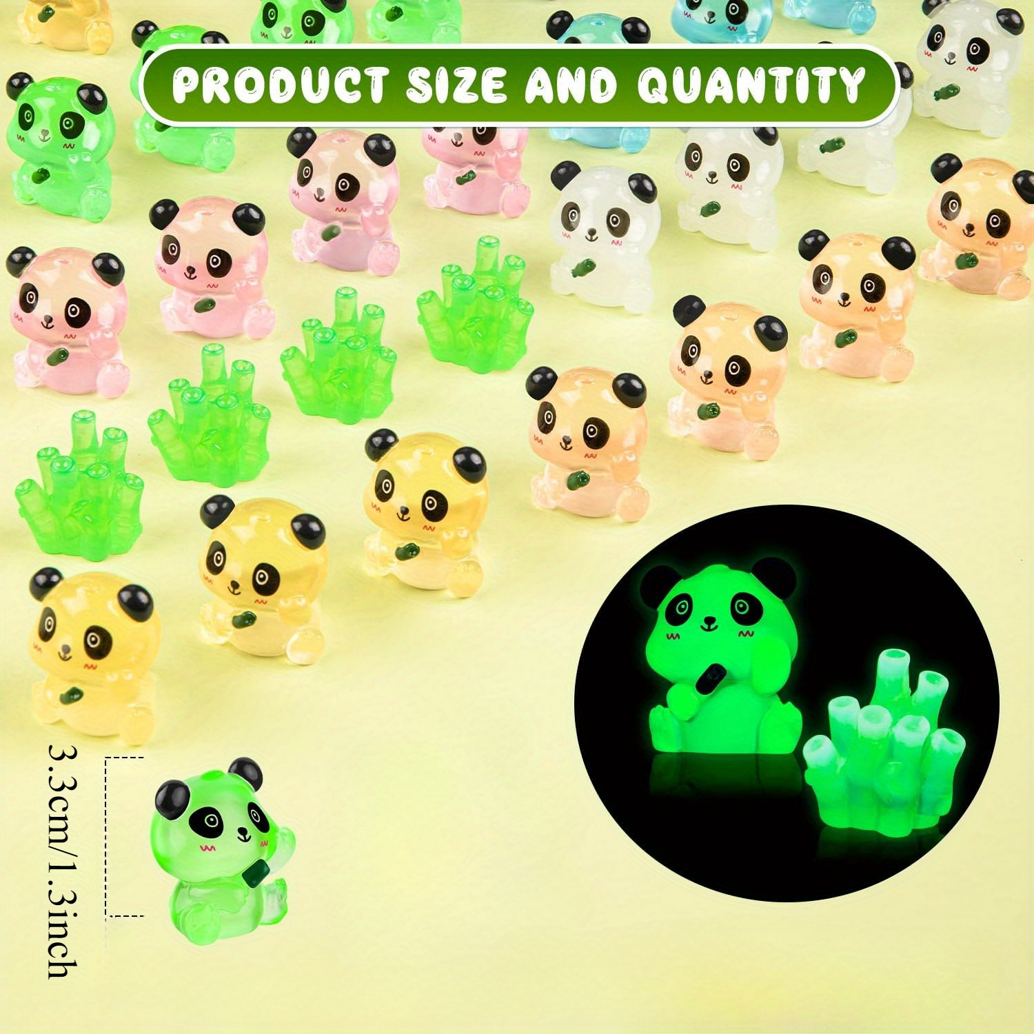7 Miniature Glowing Resin Pand - Smart Garden Mini avaliação e preço
