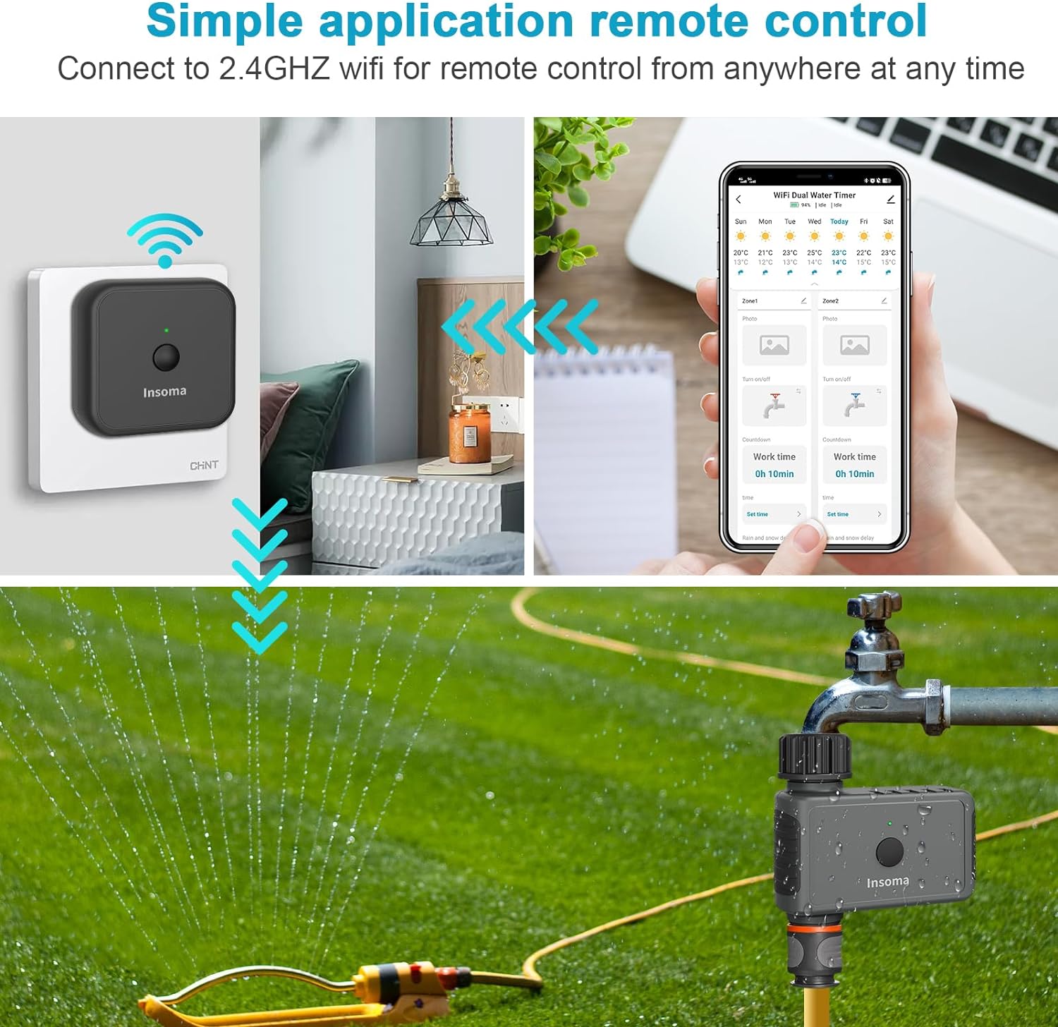 Insoma Wifi Automatic Sprinkle - Smart Garden Sphagnum Moss avaliação e preço