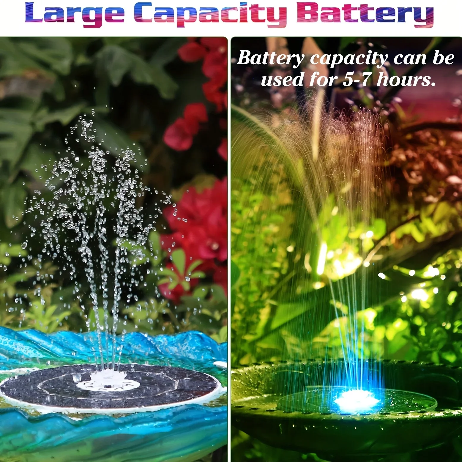 6.5W LED Solar Fountain Pump w - Smart Garden Lamp avaliação e preço