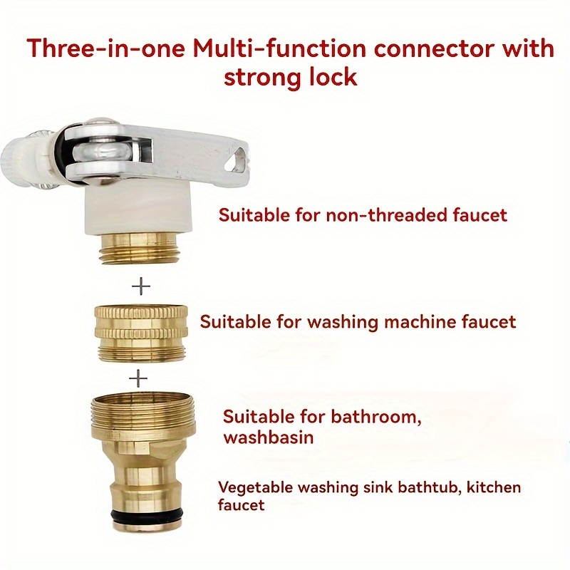 Universal Garden Hose Tap Adap - Smart Garden Tap avaliação e preço