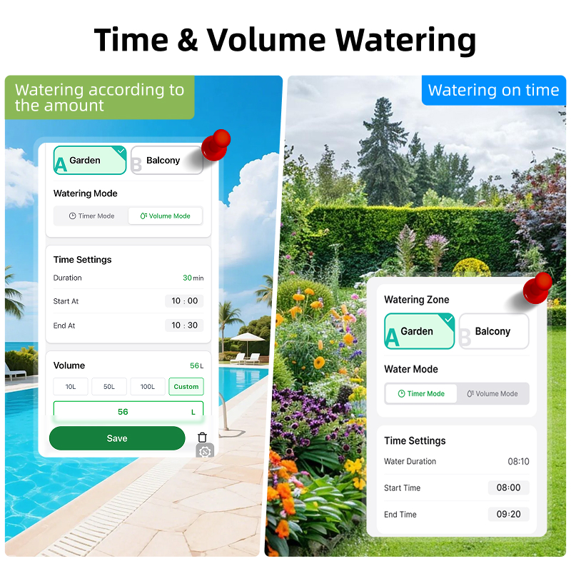 WiFi Water Timer 2 Zone Solar  - Smart Garden Iot avaliação e preço